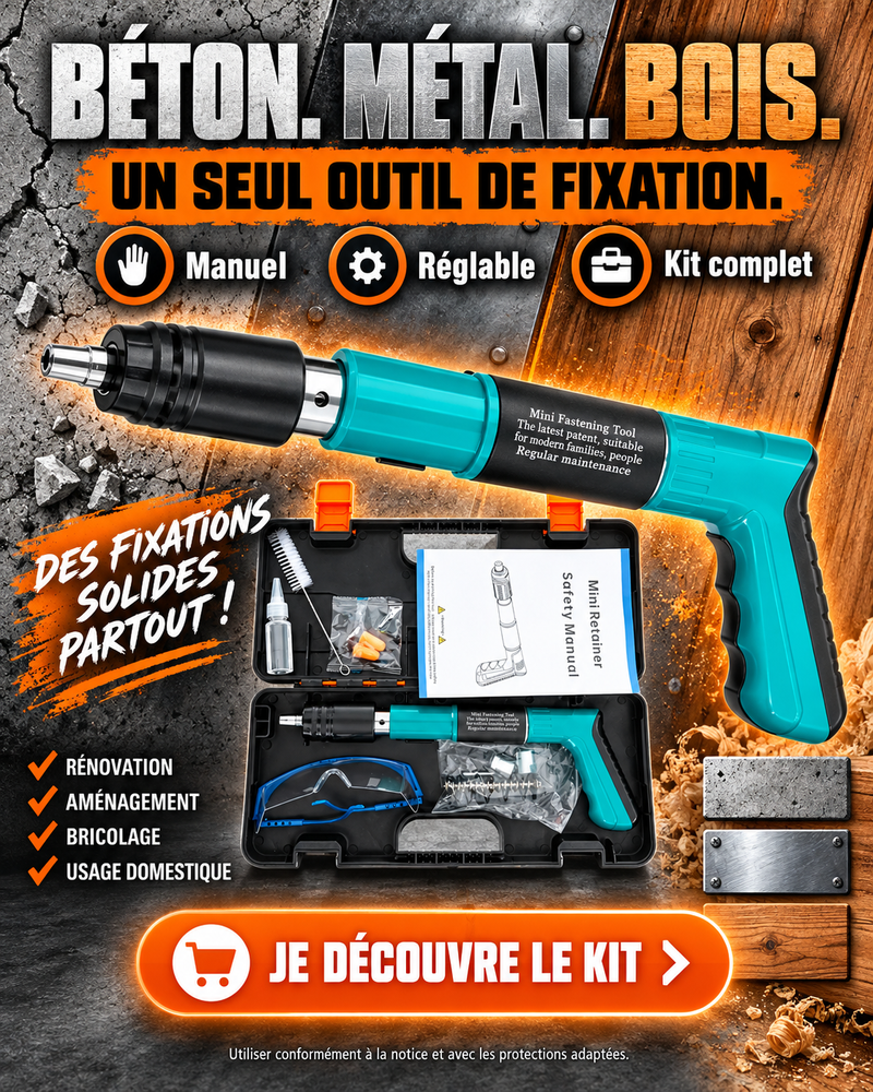 PISTOLET À CLOUS MANUEL-RDC