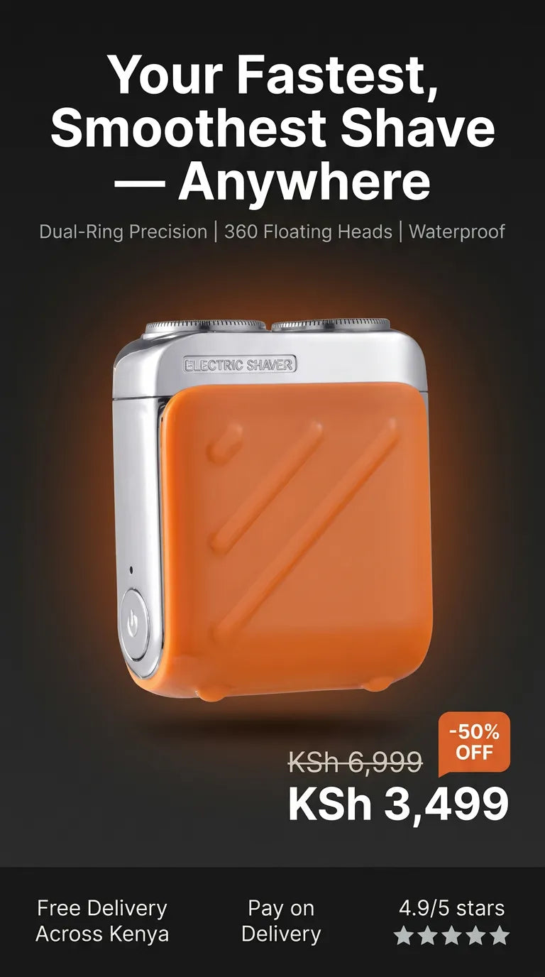 Dual‑Ring Electric Rotary Shaver