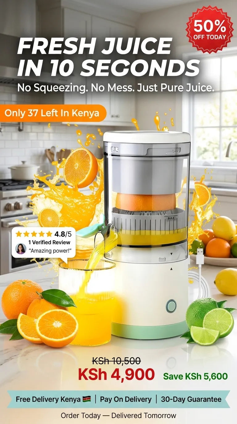 Compact and Powerful Fruit Juicer
